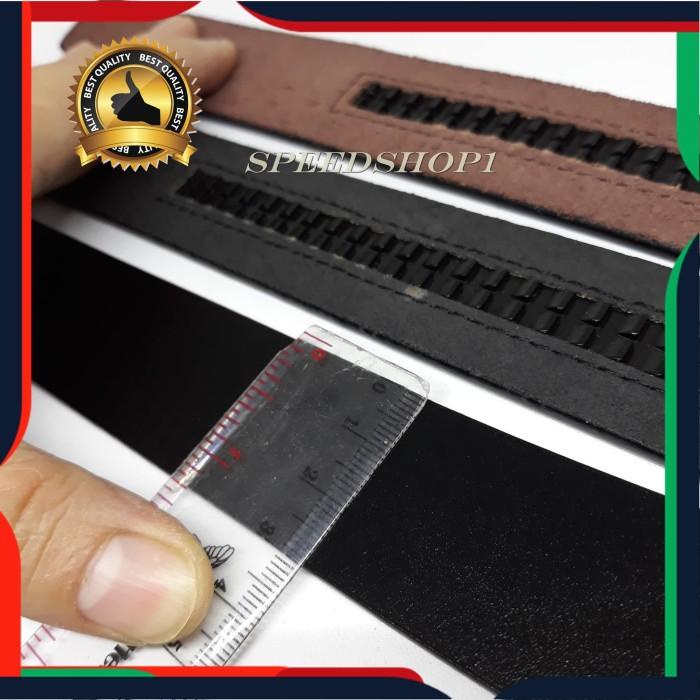 Gesper Tali Sabuk 3.Cm Tali Gesper Kulit Asli Tipe Rel Genuine Leather
