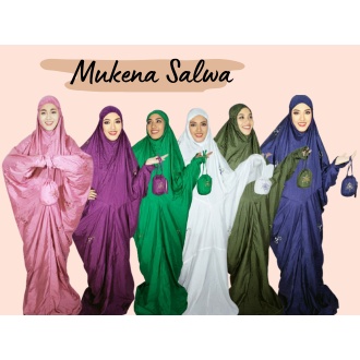 Mukena Dewasa Terusan Parasut ORI LOUFIE JUMBO