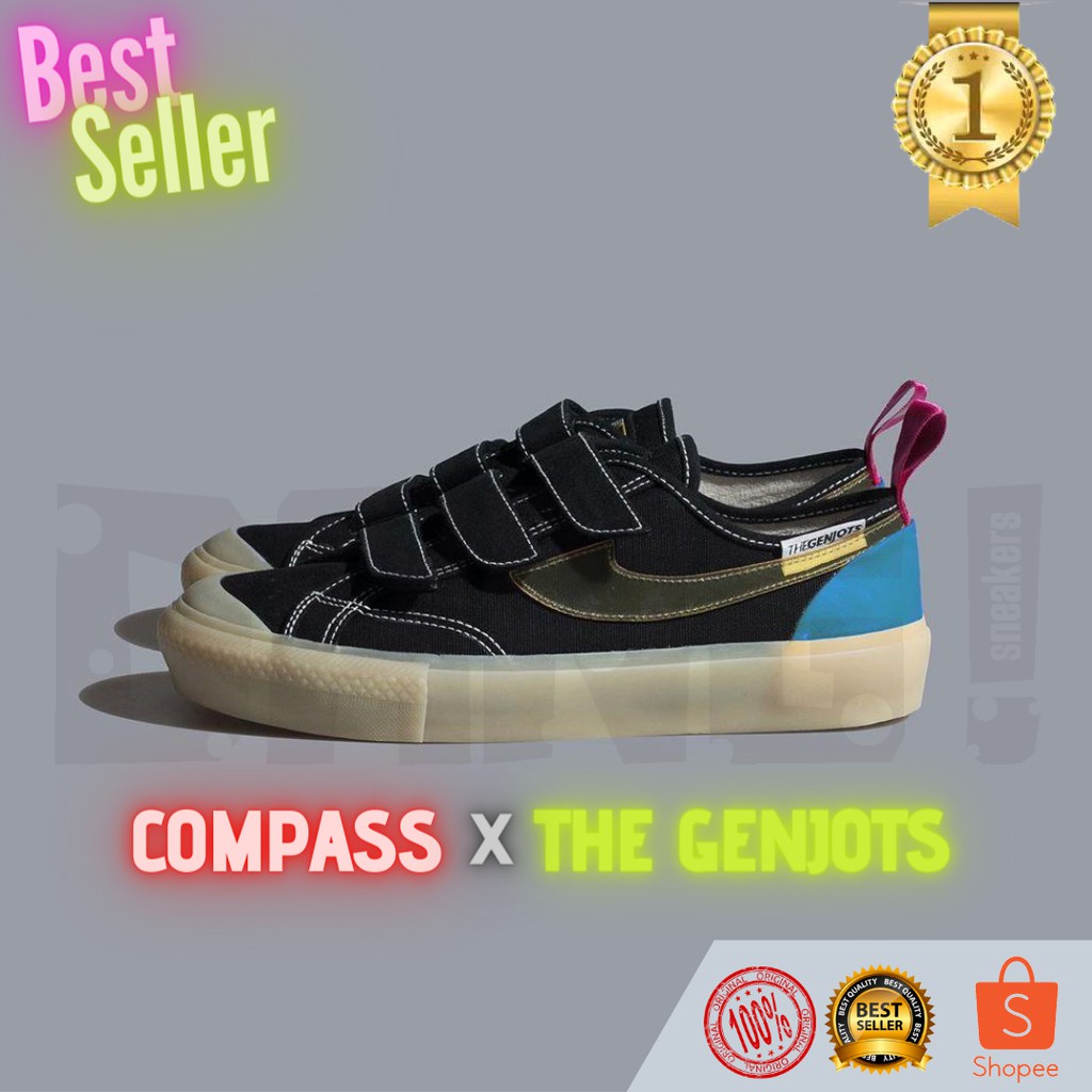 Sepatu Compass With The Genjots Low Version (Magenta/Yellow/Black/Cyan)-2