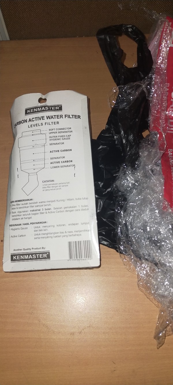 Saringan Carbon Active Kenmaster Filter Air Kran Water