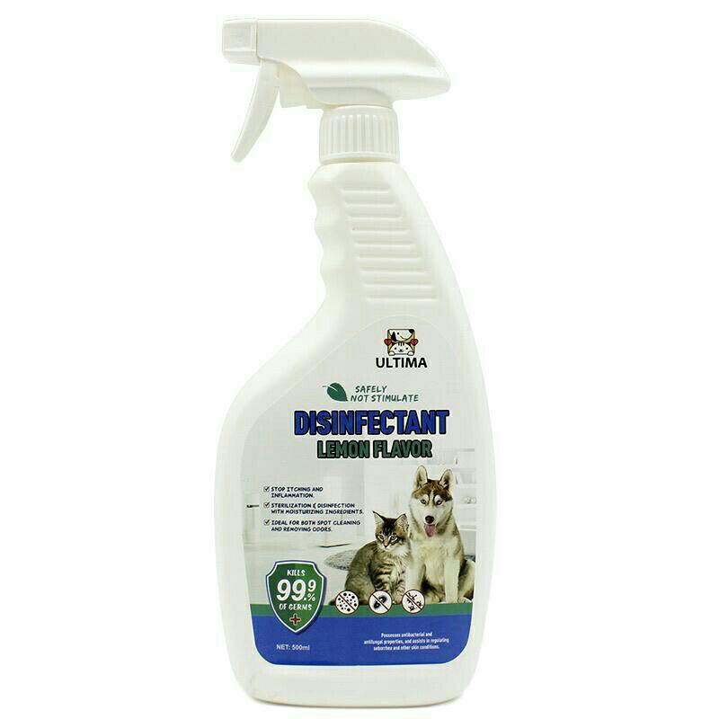 Jual Ultima Disinfectant Spray 500ml Lemon Disinfektan Hewan Kucing Anjing Desinfektan Semprot Indonesia Shopee Indonesia