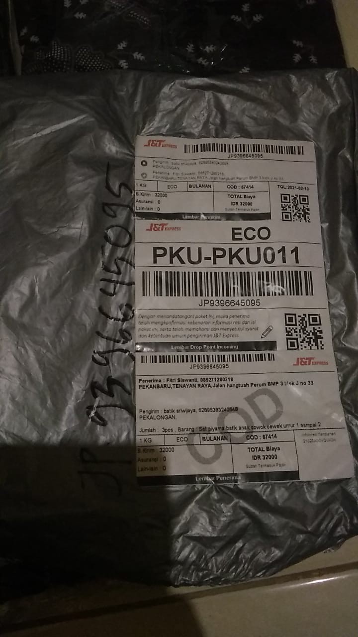 Set Piyama Batik Anak Cowok Cewek Umur 1 Sampai 2 Thn