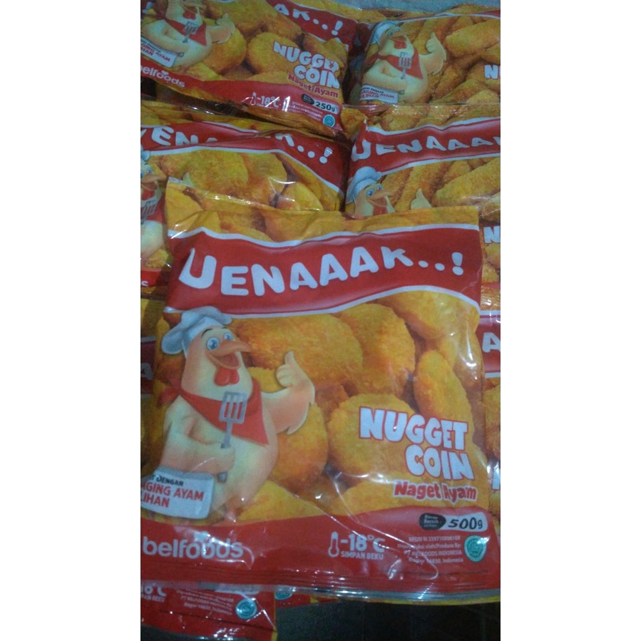

Nugget Uenaaak Belfoods Coin 500gr terlaris