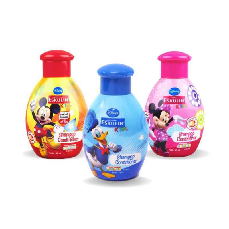 Eskulin Kids Shampoo &amp; Conditioner botol 45ml