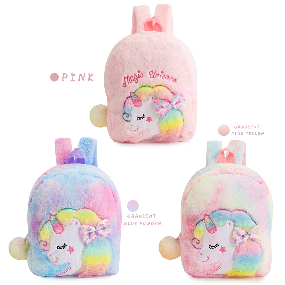 Tas ransel backpack unicorn pompom anak paud Tk tas sekolah Ransel Anak Kids unicorn import kado ultah unicorn kado ultah anak perempuan TAS BLINGBERRY ORIGINAL IMPORT TAS BLINGBERRY GROSIR