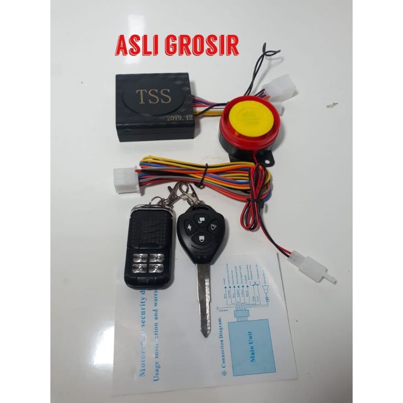 alarm remote bonus kunci model mobil alarm motor