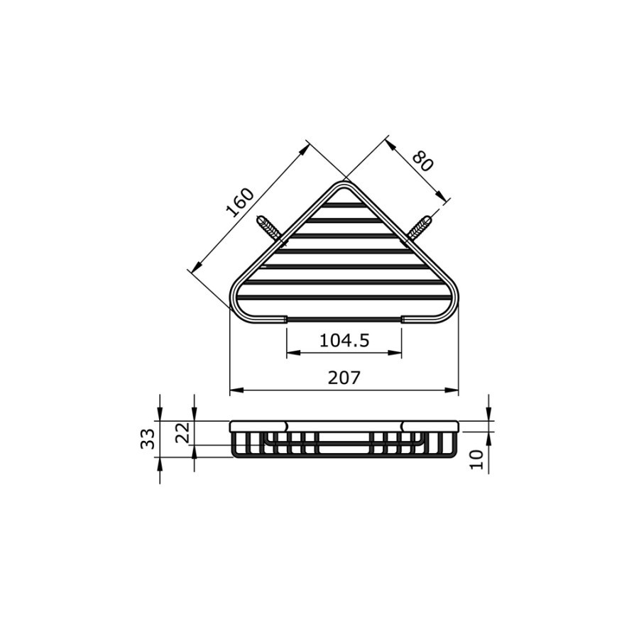 TOTO TX2AV1B original tempat sabun sudut