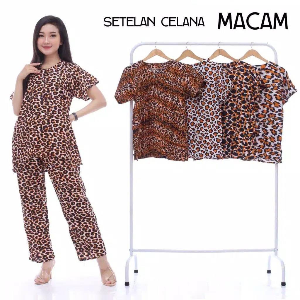 SETELAN CELANA MACAN | BAJU TIDUR