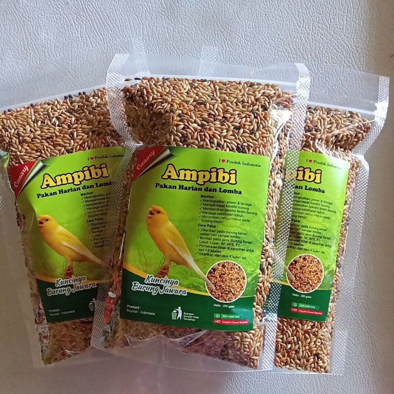Pakan Kenari Ampibi
