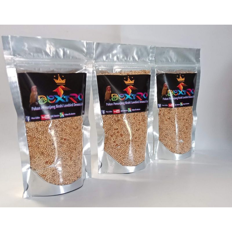 pakan lb dextro lovebird konslet gacor bocor lobet koncer