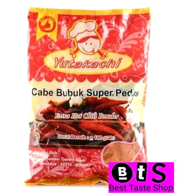 Jual Cabe Bubuk Super Pedas Yutakachi Gr Bubuk Cabai Shopee Indonesia