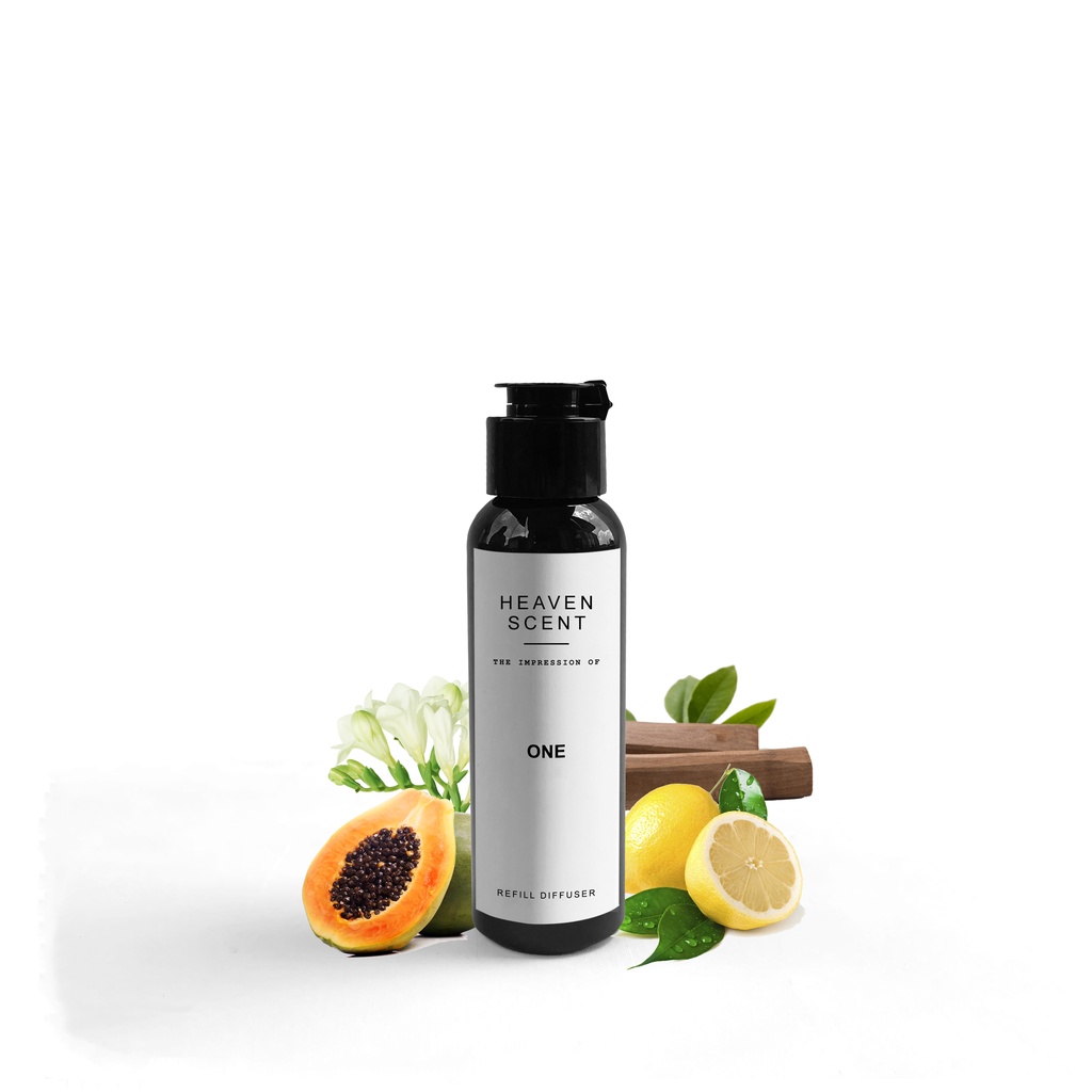 HEAVEN SCENT Refill Luxury Reed Diffuser 100 ml - Pengharum Ruangan Aromaterapi Inspired by Fragrance-CK ONE