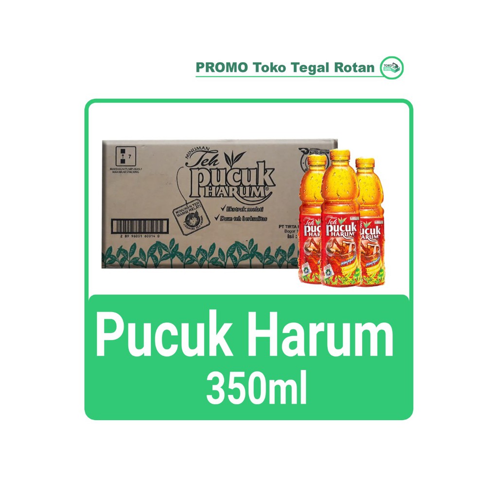 Teh Pucuk Harum 350ml [1 karton isi 24 pcs]