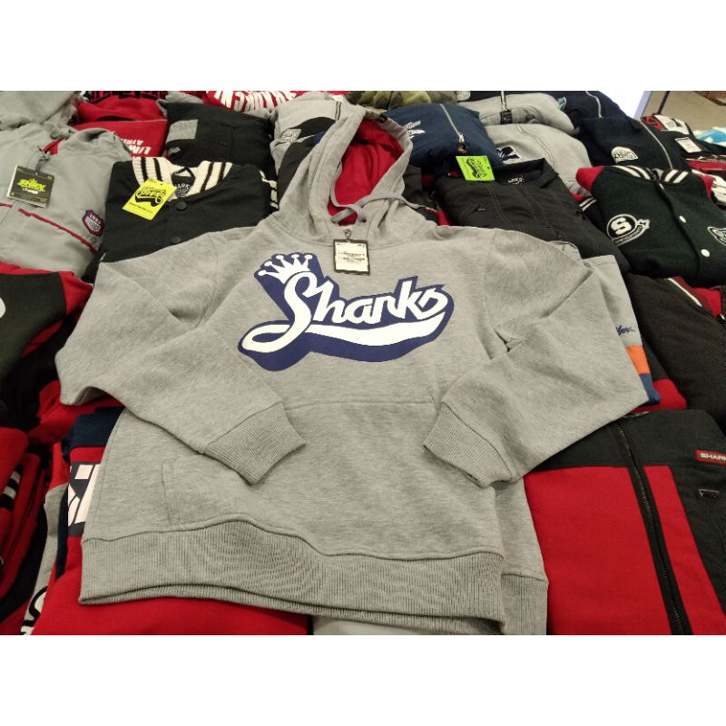 JAKET SHARKS HOODIE PRIA ORIGINAL