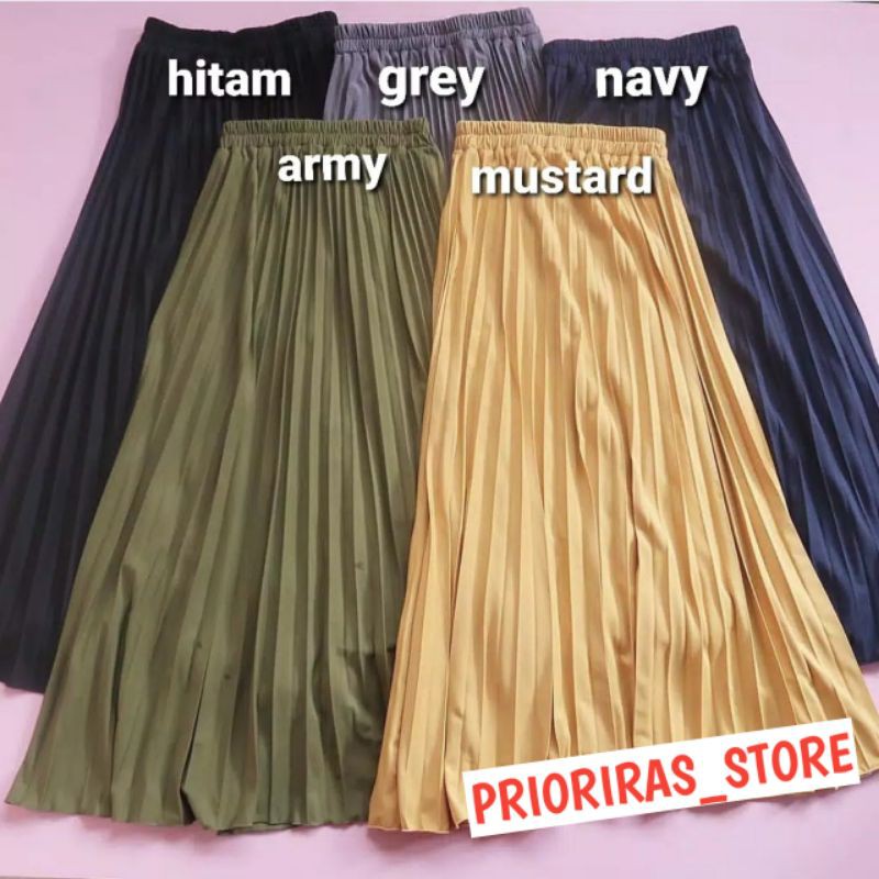 ROK PLISKET PREMIUM 256A || MAXI SKIRT PRISKET