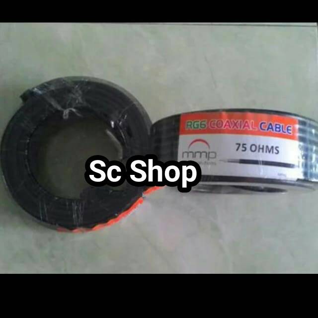 Kabel Rg6 75 ohm merk MMP panjang 20 meter