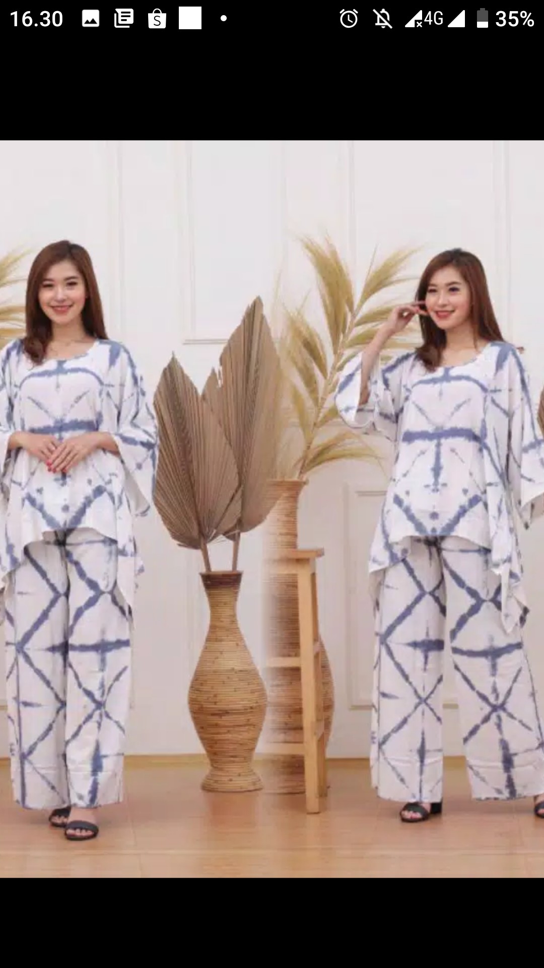 Setelan Shibori Batik Shibori Shibori Set Shibori Batik Pekalongan