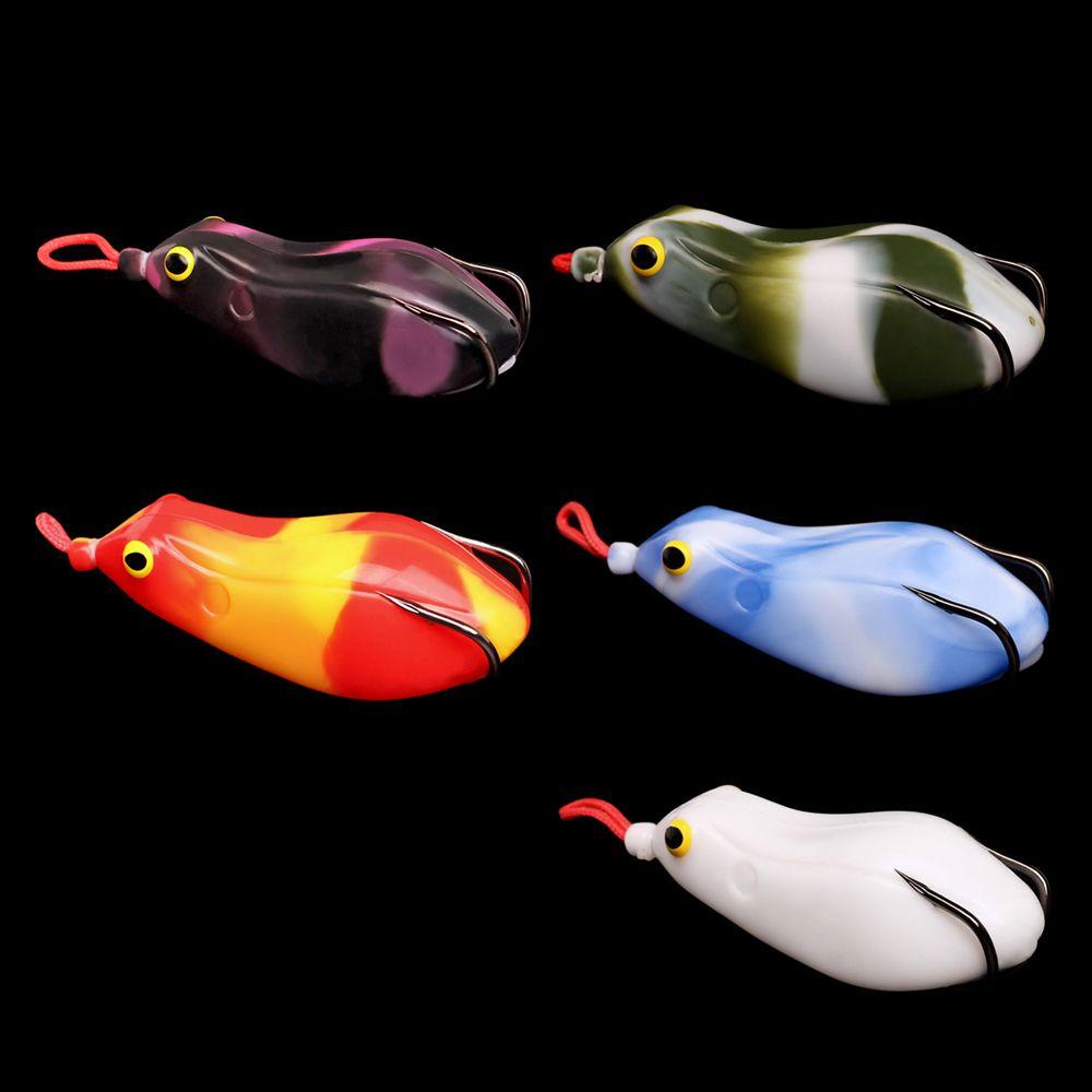 Preva Frog Lure 8.7cm Aksesoris Mata 3D Fishook