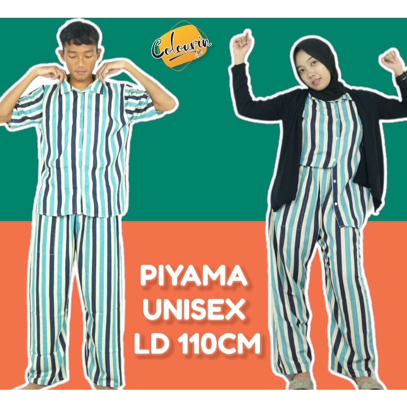 COLOURINAJA Piyama couple terbaru Piyama rayon premium