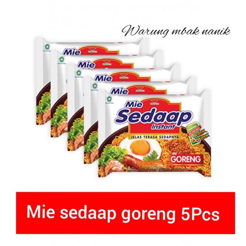 

Mie Sedaap goreng 5bungkus
