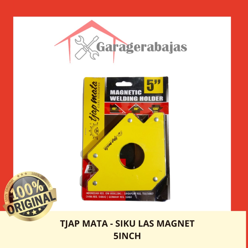 Tjap Mata - Siku Las Magnet - 5 Inch