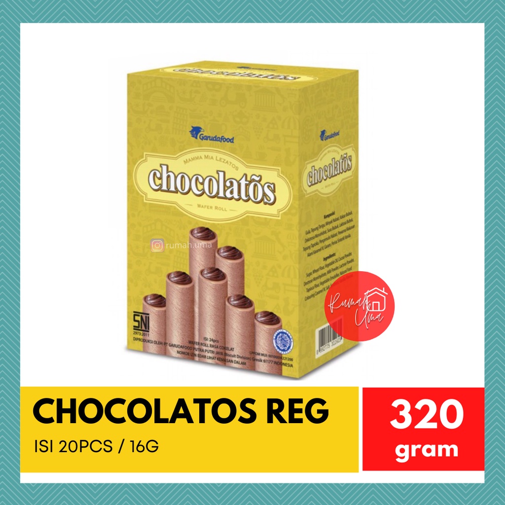 

Gery Chocolatos Grande Wafer Stick Reguler 16gr Camilan Cemilan Snack Makanan Ringan