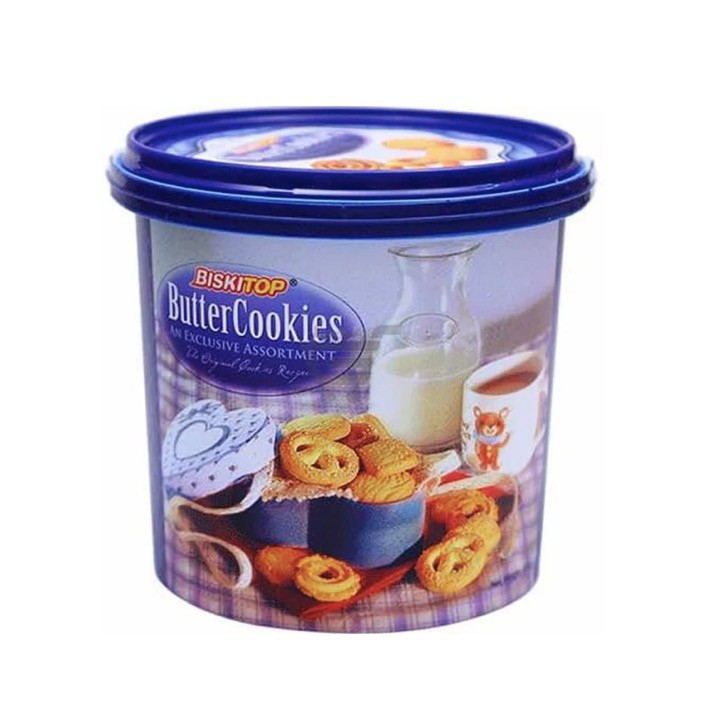 Jual Biskitop Butter cookies Bucket 370gr Indonesia