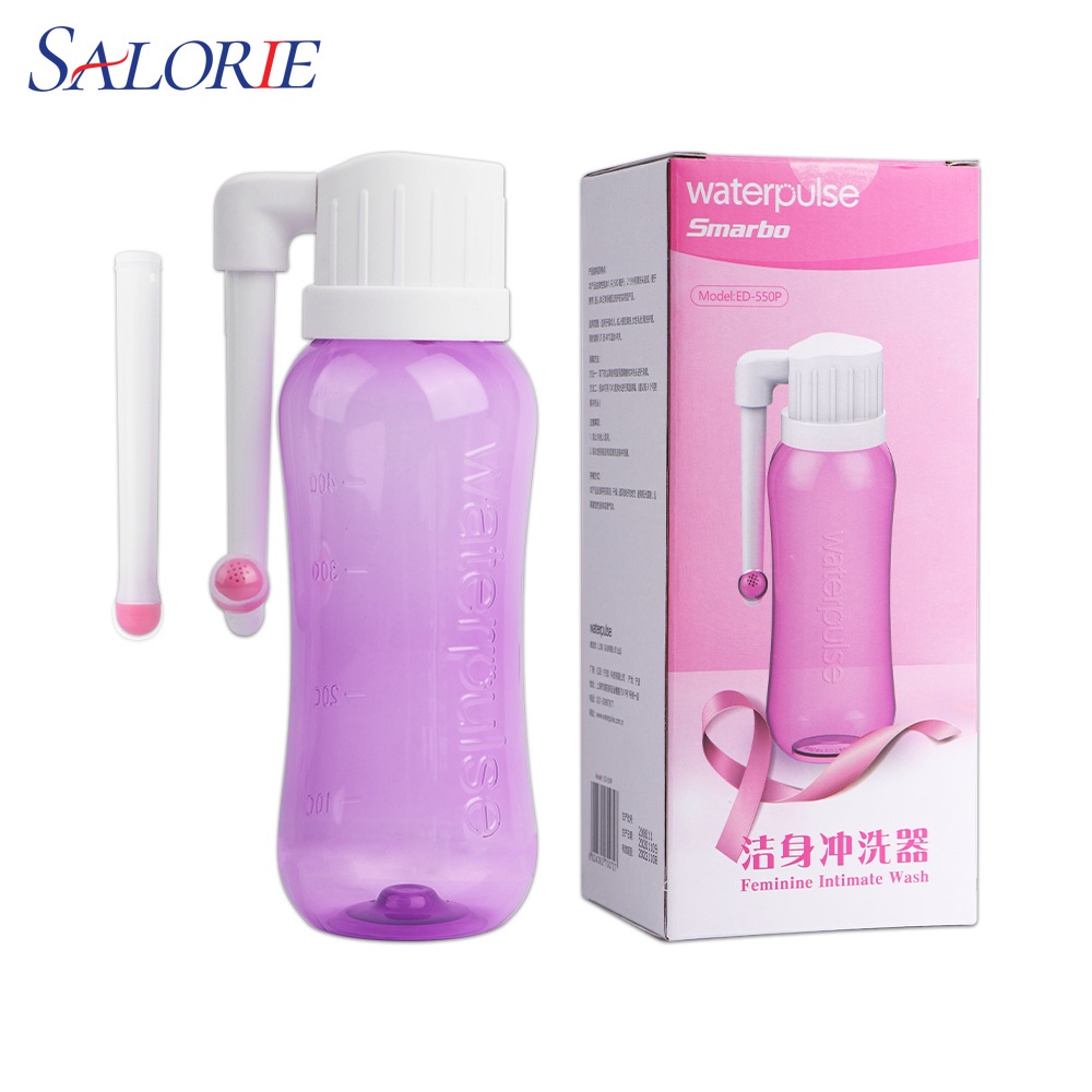 Salorie Botol Semprot Pembersih Toilet Duduk Portable Bahan EVA Kapasitas 500ml Untuk Travel