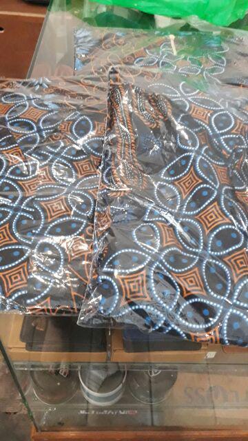Kemeja Batik Pria Lengan Panjang Size M L Xl Xxl Bswart Batik Hrb026