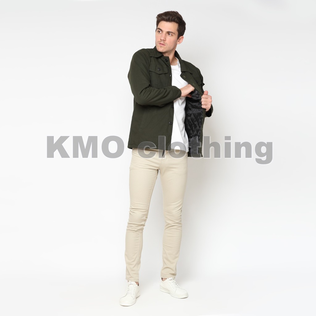 KMO JAKET SEMI PARKA / KEMEJA SEMI PARKA / JAKET 2IN1 BISA DI JADIKAN KEMEJA