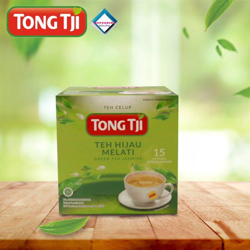 

Tong Tji Green Tea Jasmine 1 pack isi 30 gram ( Tea Bag/ Teh Celup dgn Amplop )