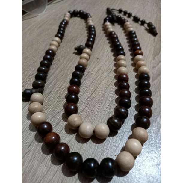Tasbih kombinasi 3 kayu istimewa 10mm grade A setigi kalimasodo dewandaru tasbih kombinasi 3 kayu