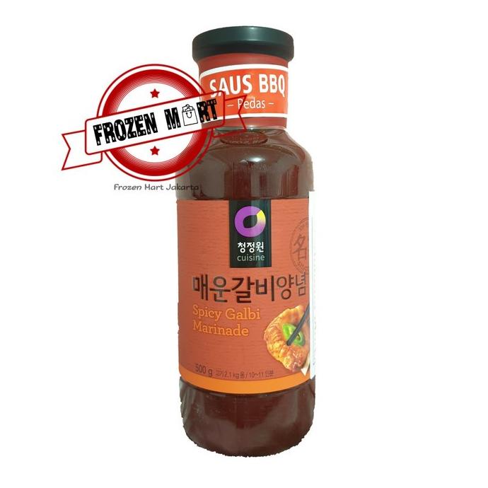 

=====] Chung Jung One Spicy Galbi Marinade Bumbu Pedas/ Sauce BBQ Korea 500 G