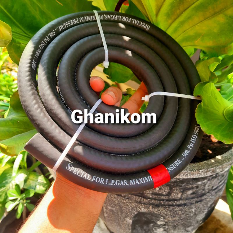 Selang kompor gas 500 psi - Selang gas lpg Asli 500 psi  -Selang  Elpiji 3 lapis 500 psi