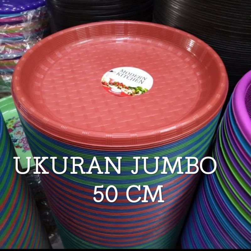 TAMPAH PLASTIK BULAT MEREK NICE/ TAMPAH PLASTIK UKURAN BESAR/ TAMPAH PLASTIK JUMBO 50CM