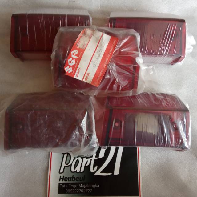 Mika lampu lens tail light belakang suzuki crystal rc110 rc 110 original