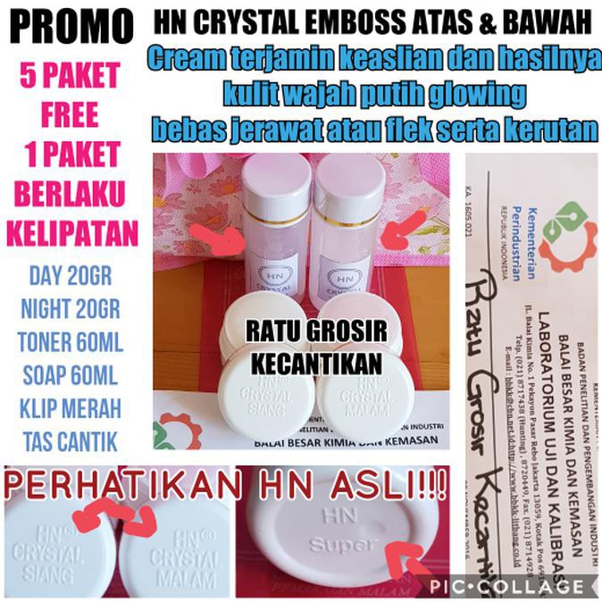 Terlengkap Cream Hn Crystal Emboss 25Gr Asli/Hn Kristal 25Gr Emboss Atas & Bawah Sale