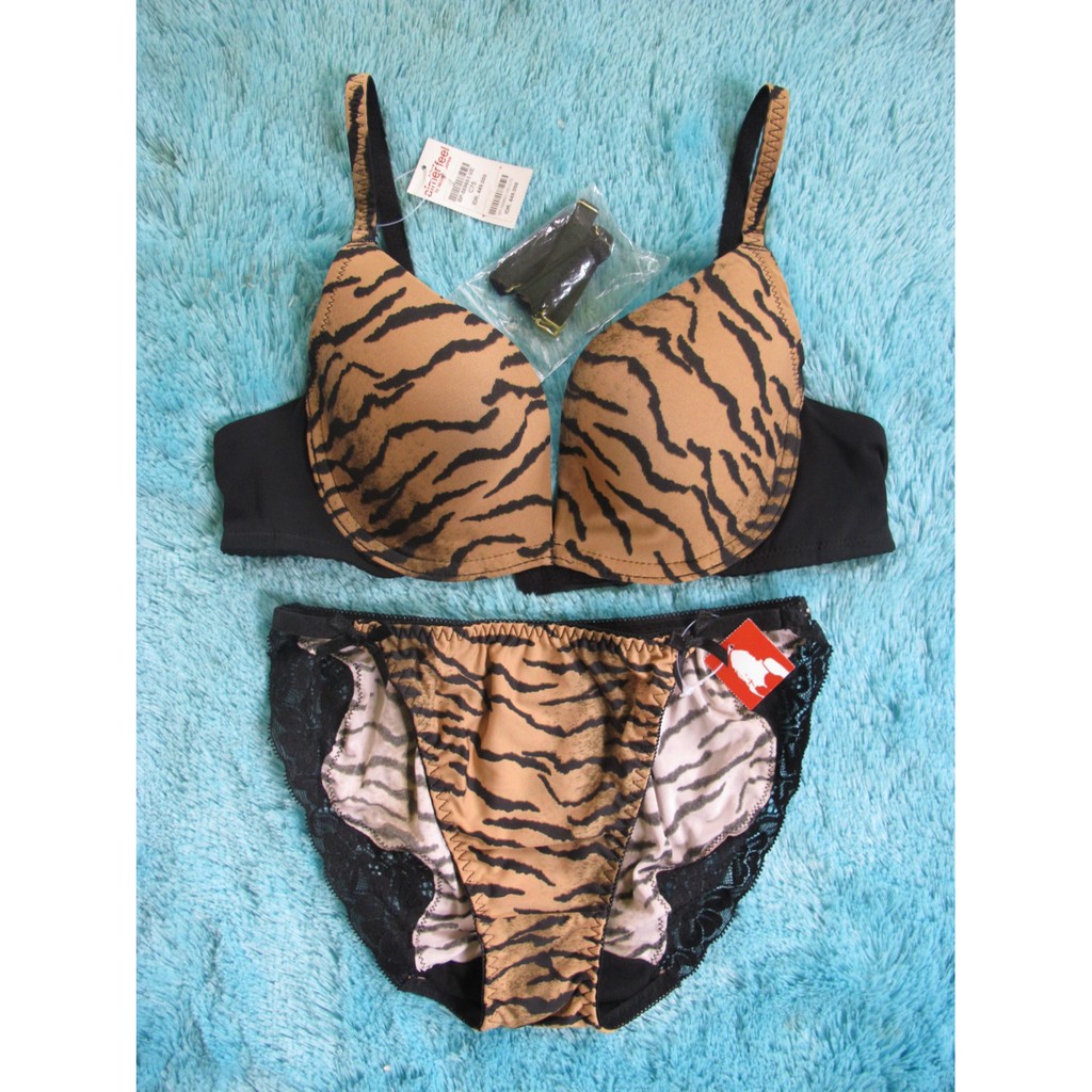 PUSH UP BRA SET AIMER FEEL BY SOCKKOBE JAPAN 601 VE SIZE 32B (B70) 32C (C70) PANTY / celana dalam Si