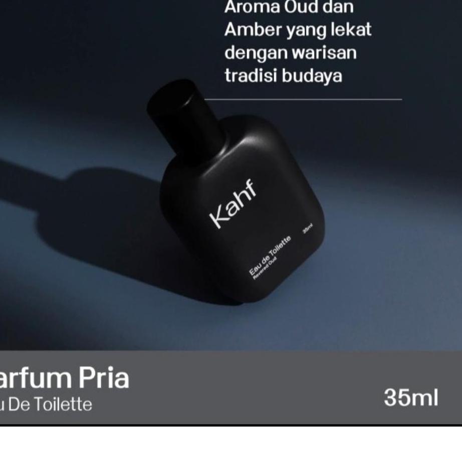 Kahf Parfum Pria Revered Oud Eau de Toilette 35 ml ( HITAM )