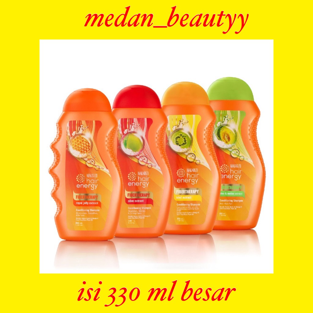 ✅ makarizo ✅ makarizo fibertheraphy conditioning shampo - shampo makarizo 330 ml