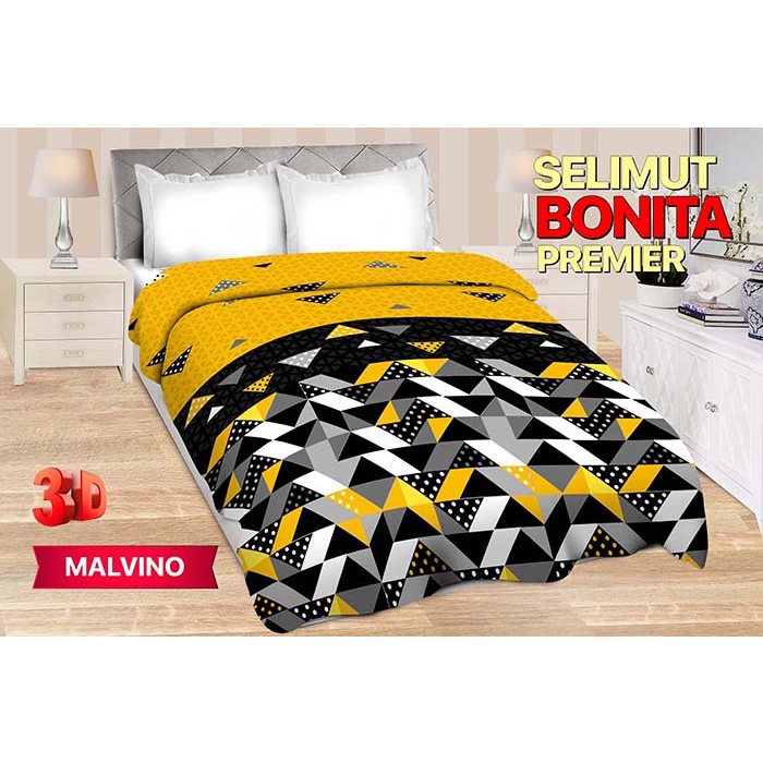 BONITA PREMIER Selimut - Selimut Bonita Premier 160x200 cm Motif Malvino