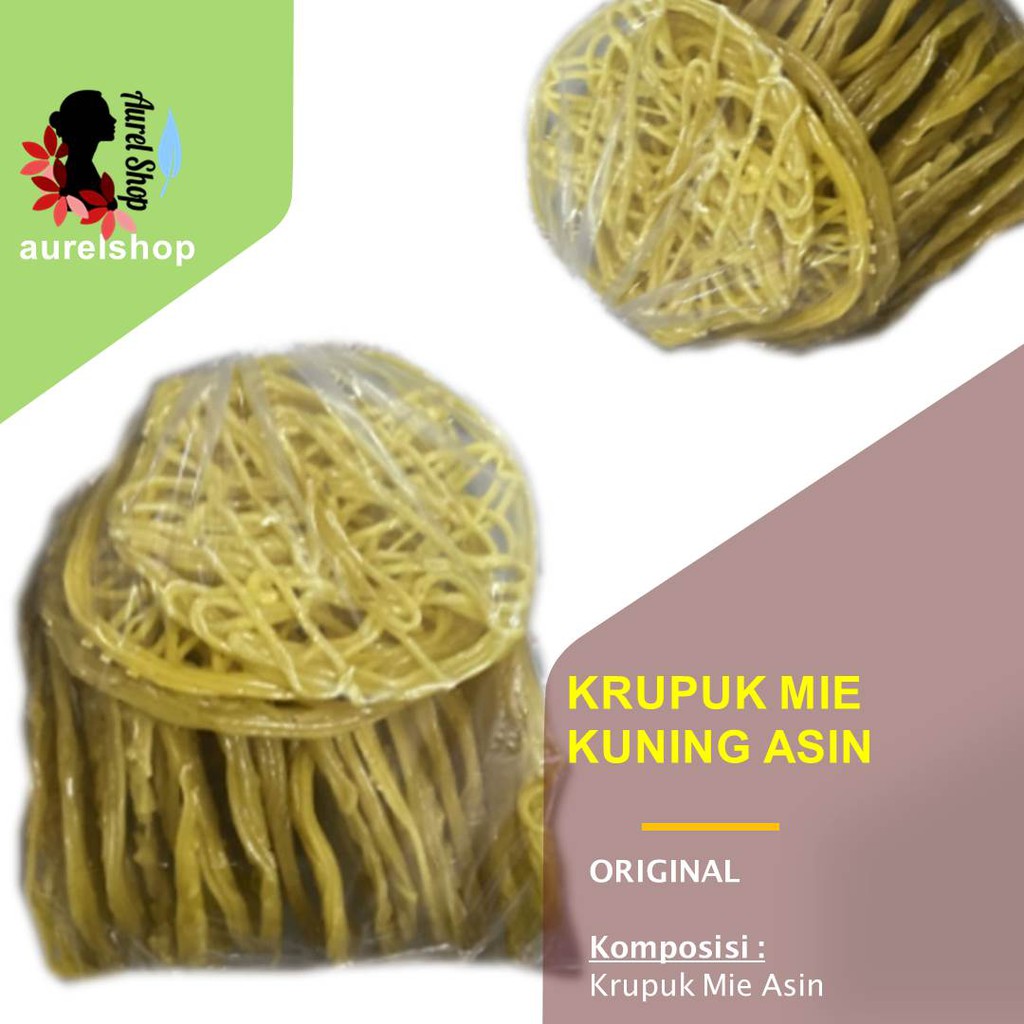 

Krupuk Mie Kuning Asin 1 kg