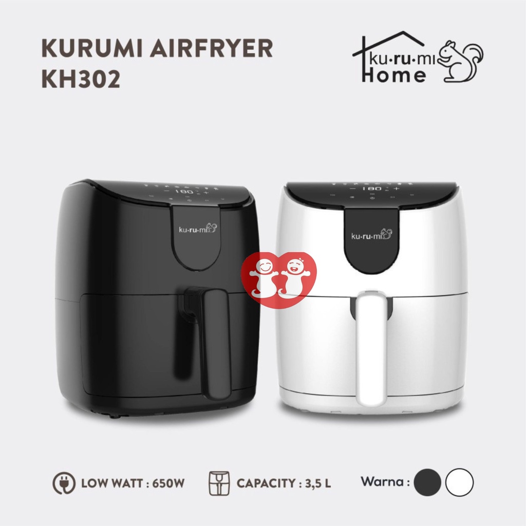 Kurumi Home KH 302 Low Watt Air Fryer