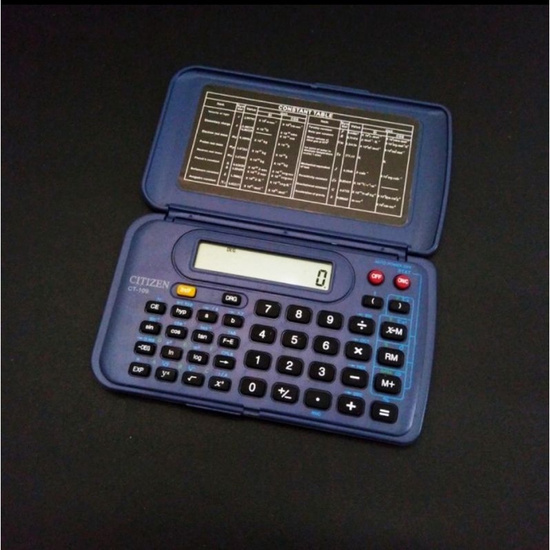 

Kalkulator SCIENTIFIC CITIZEN CT 109 calculator CT109 kasir alat hitung menghitung