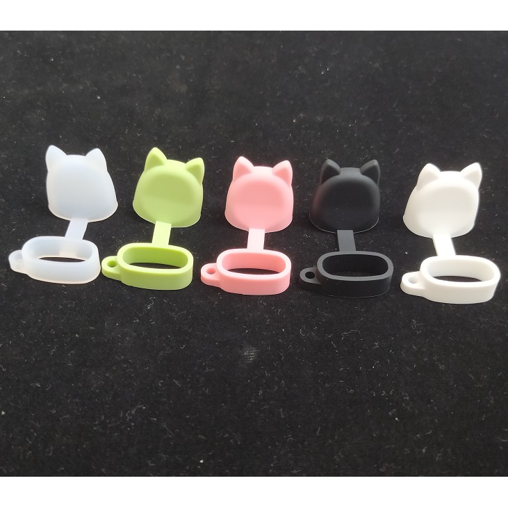 Lovely cat dust cap Silicone Rings Band Untuk Perekam MP3/caliburn/yooz/relx/Aladin/pod