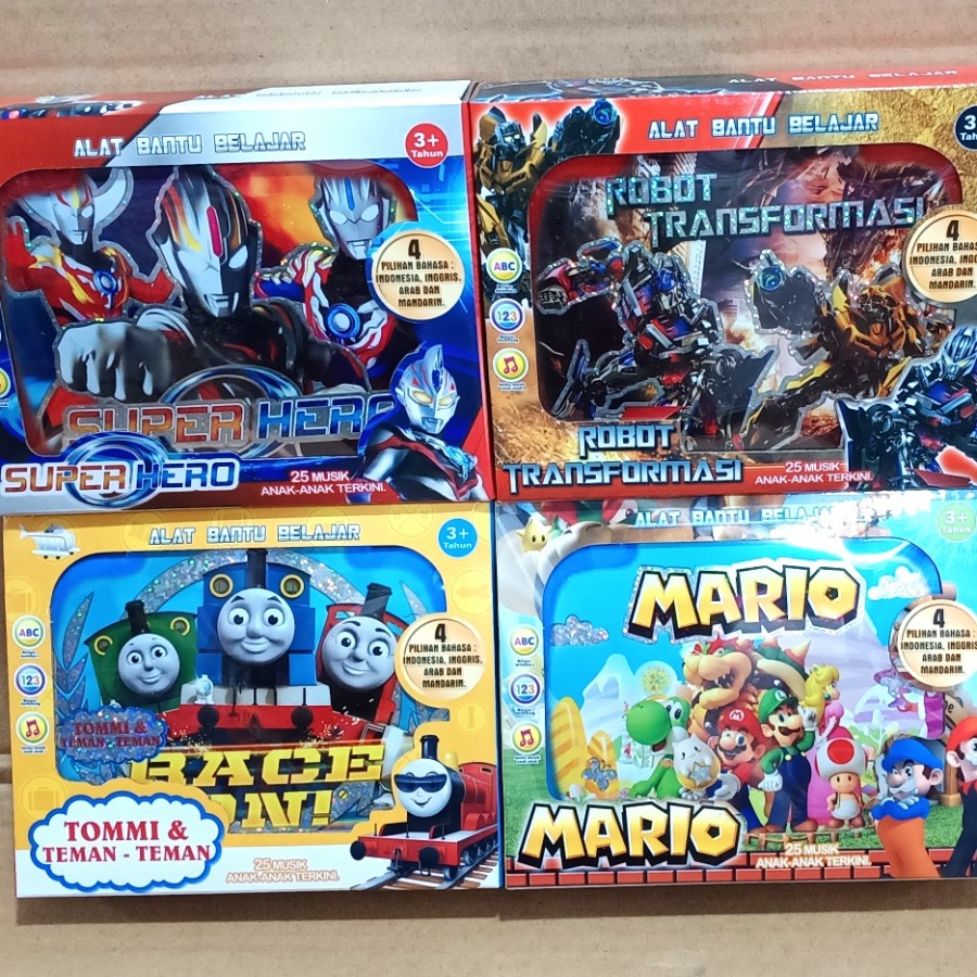 mainan laptop 4 bahasa mainan edukasi anak anak - anak