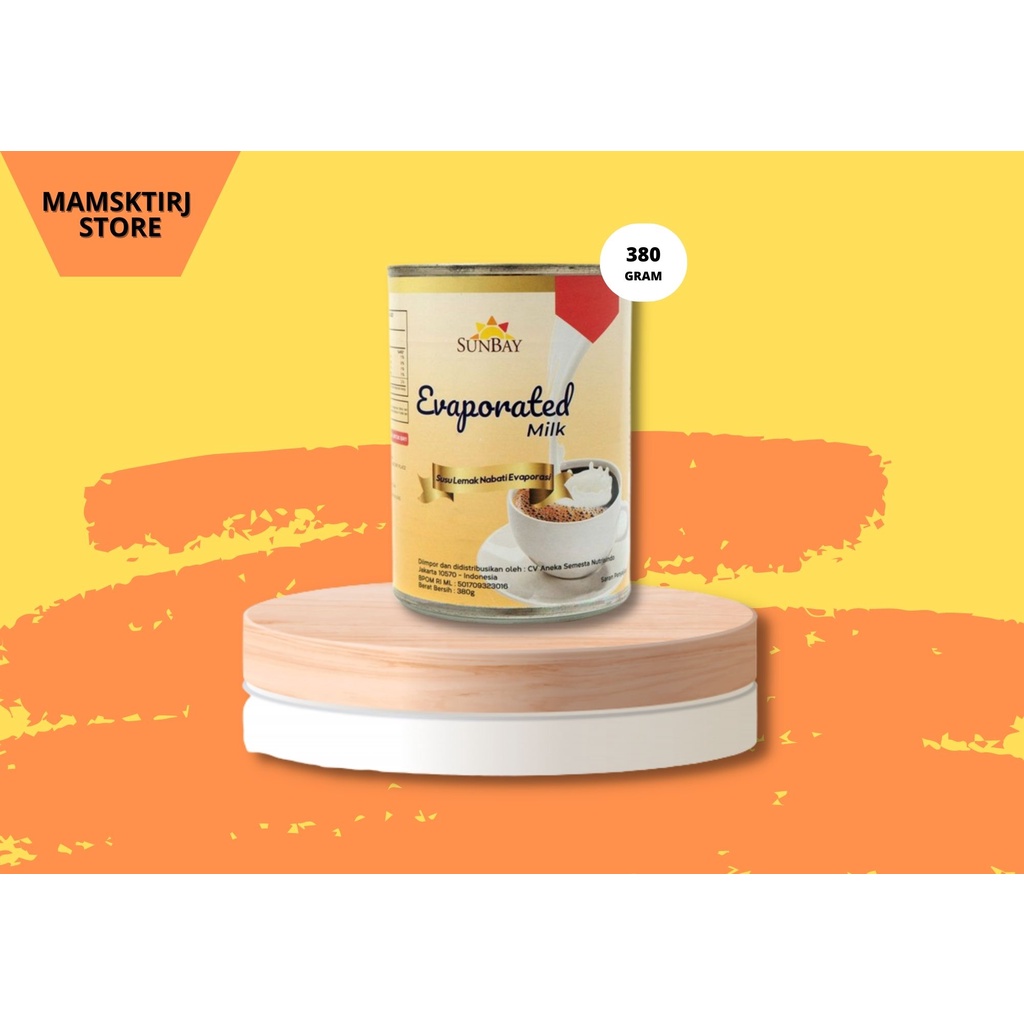 

Sunbay Evaporates Milk 380gr