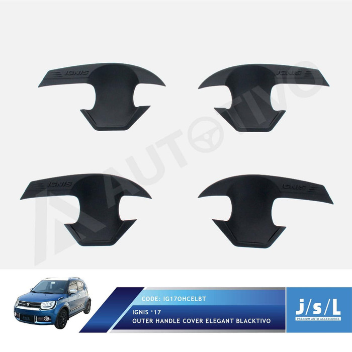 Outer Handle Suzuki Ignis Mangkok Pintu Hitam Doff Blacktivo