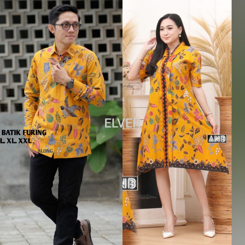 COUPLE BATIK ATASAN DRESS KEMEJA MODERN EXCLUSIVE