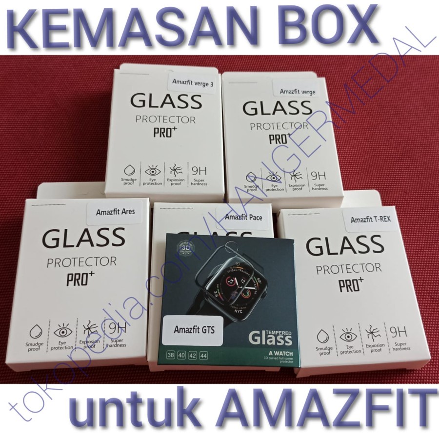 Tempered Glass ANTI GORES Amazfit GTS 3 GTR 3 GTR3PRO Stratos 3 verge pace T-REX Ares BIP